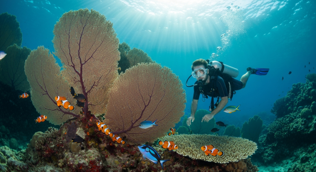 Scuba Diving Raja Ampat Coral Reef - RajaAmpatIslands.com