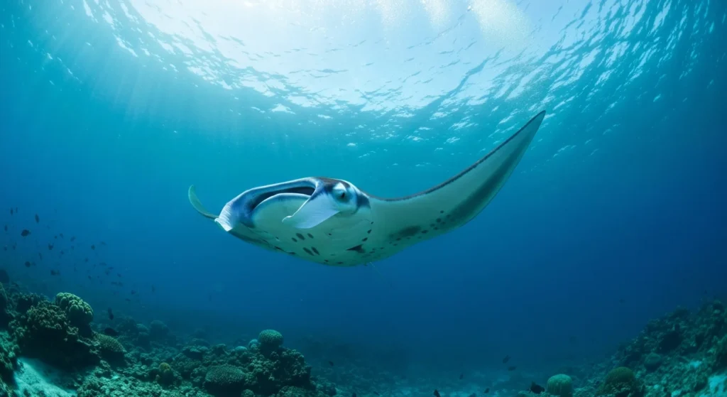 Raja Ampat Manta Rays in Raja Ampat - pristine tropical paradise