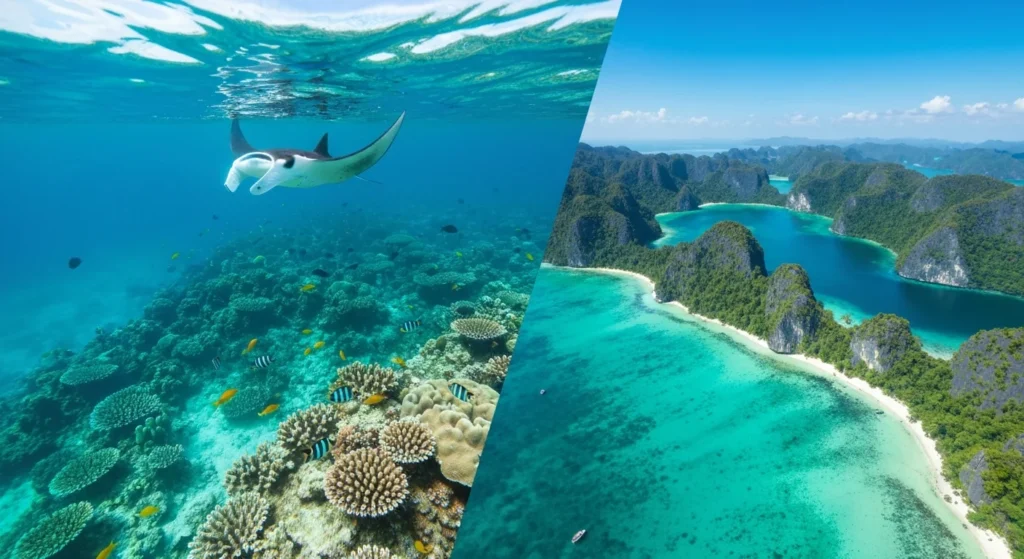 Raja Ampat Raja Ampat Marine Park - pristine tropical paradise in West Papua Indonesia