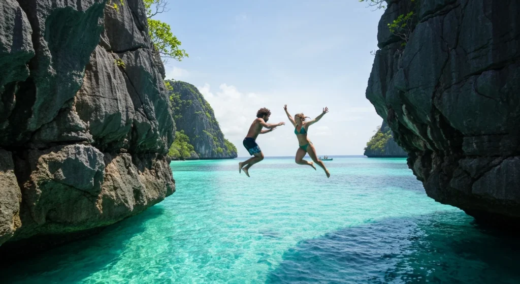 Raja Ampat Snorkeling with Manta Rays - pristine tropical paradise in West Papua Indonesia